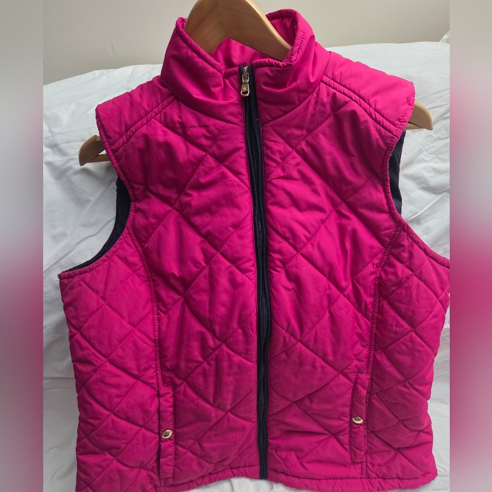 Ralph Lauren Women's Pink Quilted Vest